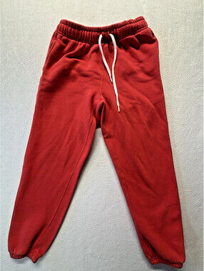 Polo Ralph Lauren Men’s Red Fleece Jogger Sweatpants Size S Pony Logo